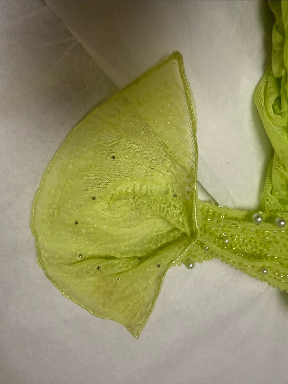 Oh Polly  Lime Green Embellished Lime Dress 🟢 - Picture 10 of 13